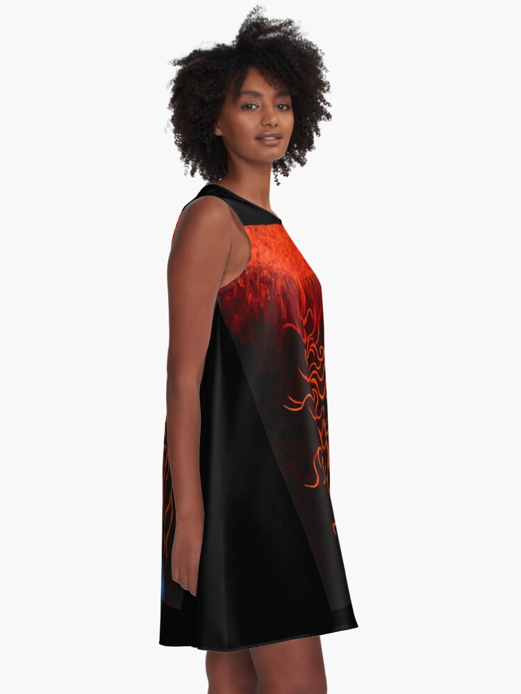 Alternate view of Only One Does the Sun Embrace A-Line Dress