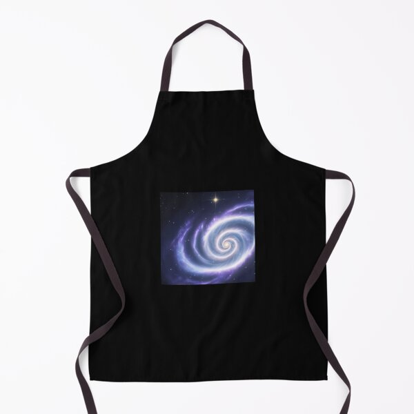 Aperçu de l'œuvre Danse céleste : galaxie spirale violette et blanche brillante avec étoile lointaine créée et vendue par ShardSpace.