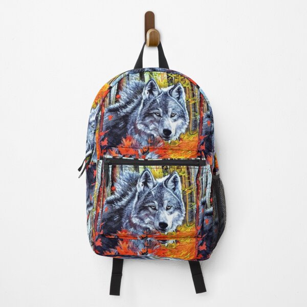 Item preview, A wolf in an autumn meadow. designed and sold by Natalia-Vlad.