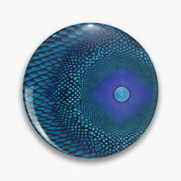 Item preview, Opt Art: Blue Scales designed and sold by JoanNinjaHen.
