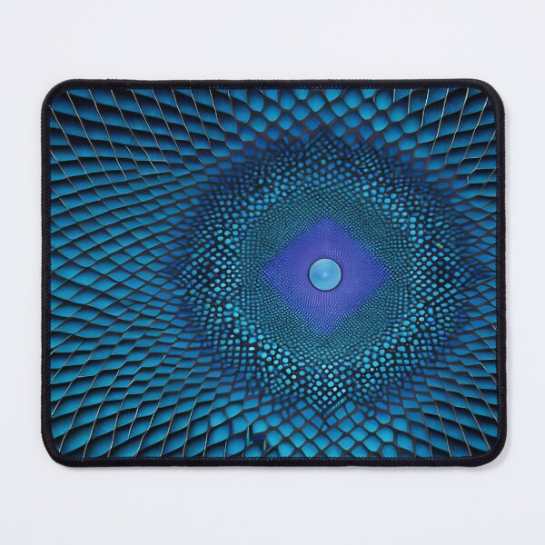Item preview, Opt Art: Blue Scales designed and sold by JoanNinjaHen.