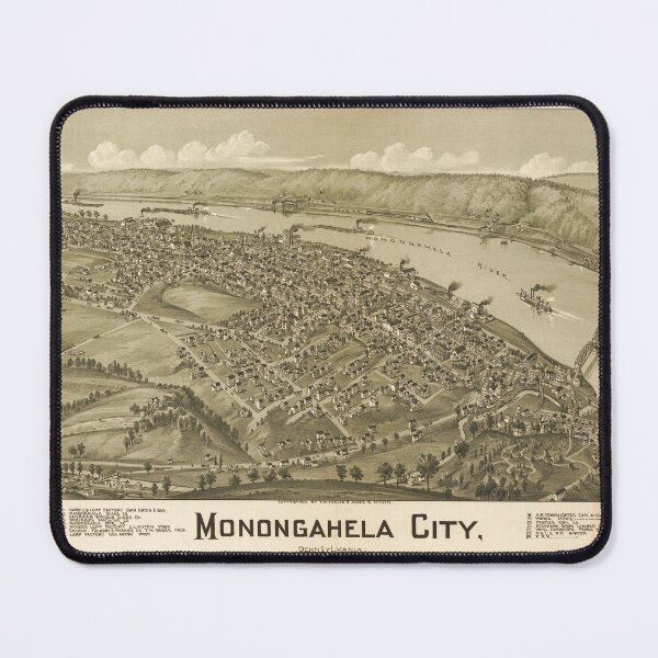 Item preview, Monongahela City, Pennsylvania (1902) designed and sold by allhistory.