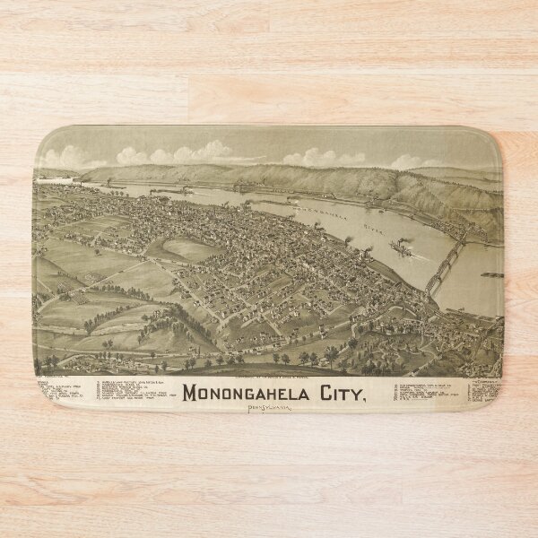 Item preview, Monongahela City, Pennsylvania (1902) designed and sold by allhistory.