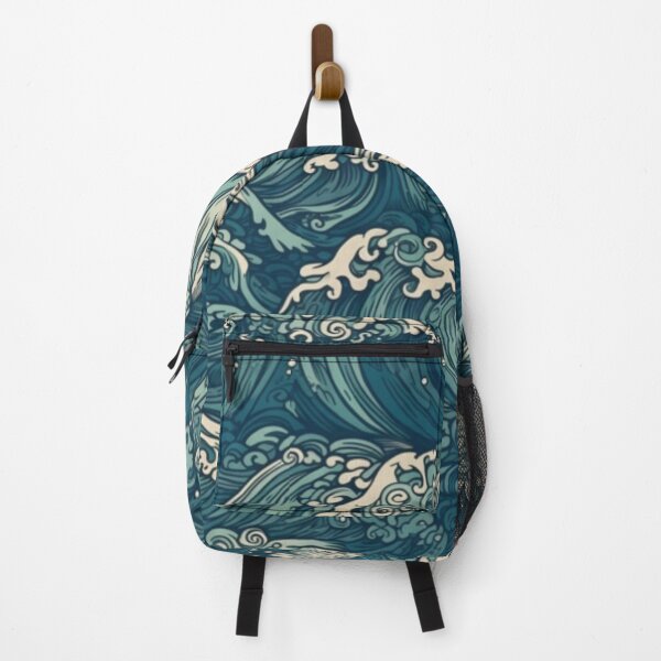 Item preview, Beautiful Cresting Wave Ocean Artwork Pattern designed and sold by delohill.