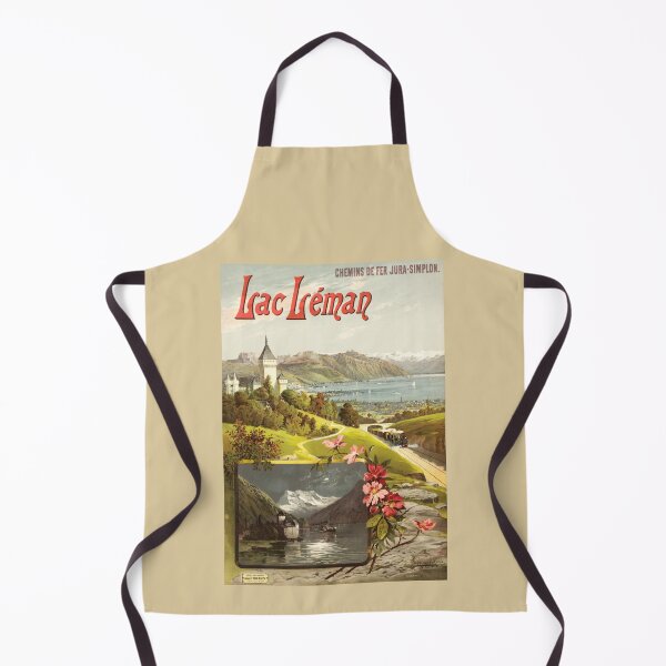 Item preview, Old advertising poster Lake Geneva Switzerland 1895 designed and sold by mesreveries.