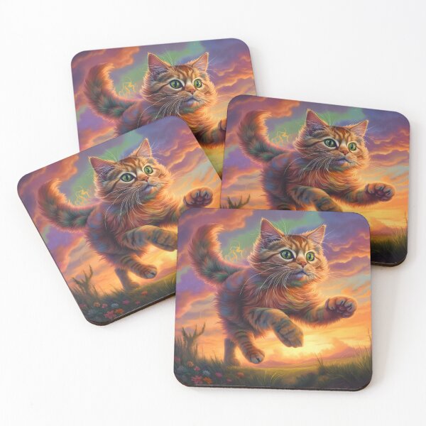 Item preview, Sunset Kitten designed and sold by anymalart.