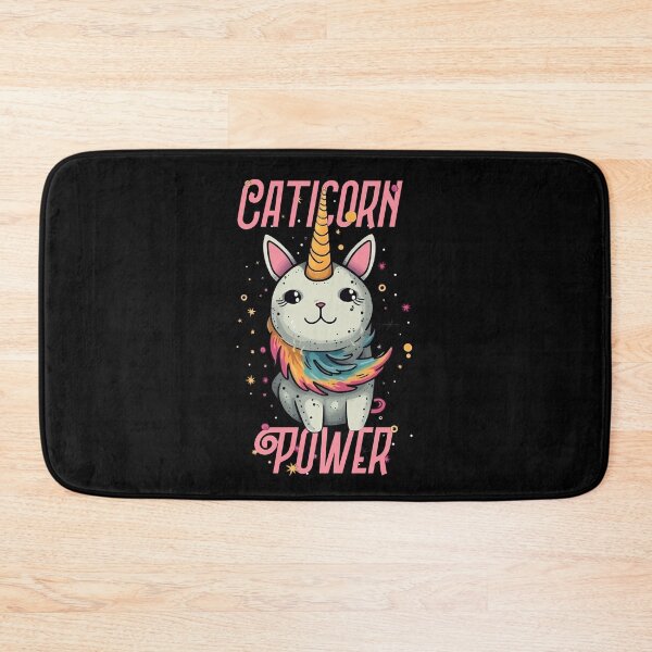Item preview, Caticorn Power - cat unicorn with colorful mane designed and sold by Shirt-Guide.