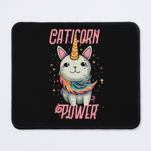 Item preview, Caticorn Power - cat unicorn with colorful mane designed and sold by Shirt-Guide.