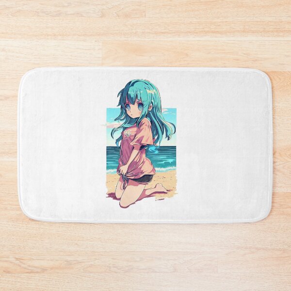 Item preview, Anime Girl by the Sea designed and sold by LegendaryBeasts Tees.