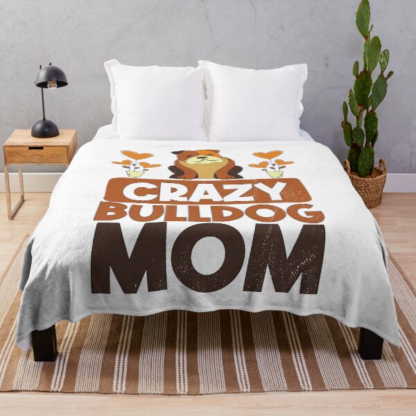 Item preview, Crazy Bulldog Mom, Funny Gift for Bulldog Lovers, Cute Bulldog Gifts designed and sold by DADA635.