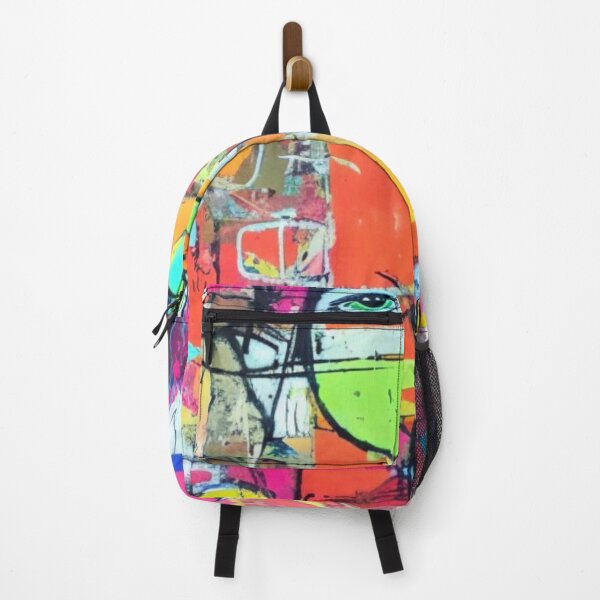 Item preview, Neon Cubist Dreamscape: Abstract Expressionism Art with Surrealist Elements designed and sold by ArtazaBazaar.
