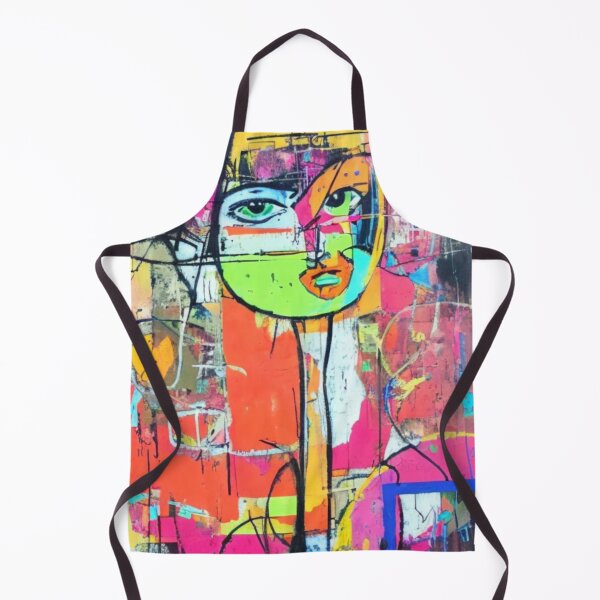 Item preview, Neon Cubist Dreamscape: Abstract Expressionism Art with Surrealist Elements designed and sold by ArtazaBazaar.