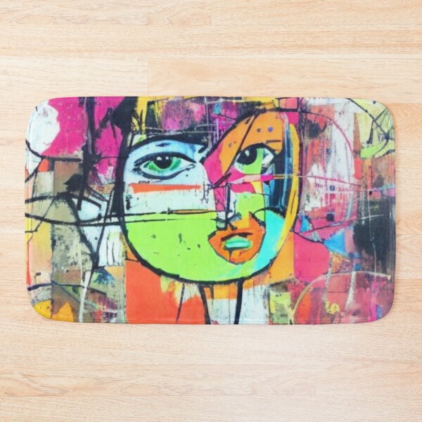 Item preview, Neon Cubist Dreamscape: Abstract Expressionism Art with Surrealist Elements designed and sold by ArtazaBazaar.