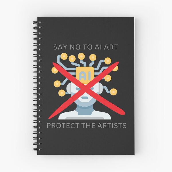 Item preview, no to ai art designed and sold by InGeniusDesign.