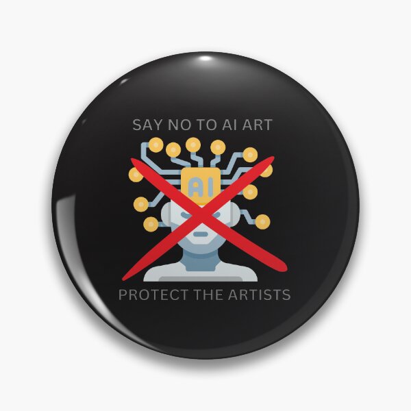 Item preview, no to ai art designed and sold by InGeniusDesign.