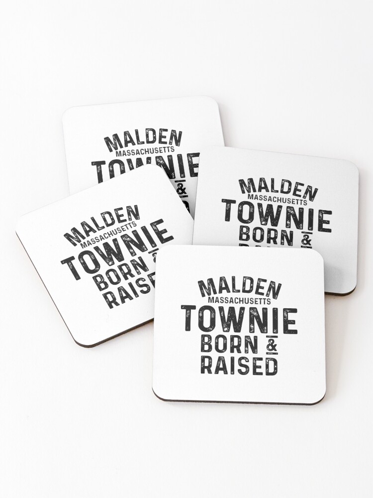 Imagen 1 de 5, Posavasos (lote de 4) con la obra Malden MA Townie Local, diseñada y vendida por HalpinDesign.