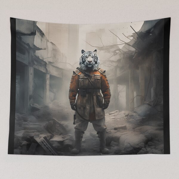 Item preview, Zandor, the Tiger Hero of the Ruined City designed and sold by CreationP.