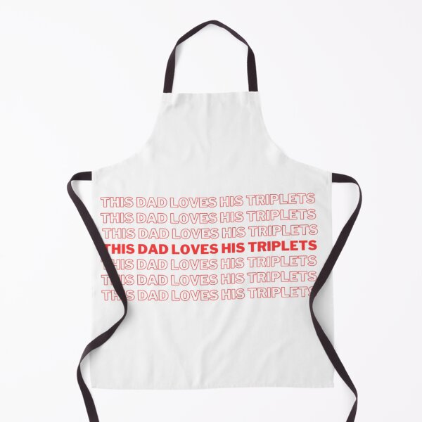 Aperçu de l'œuvre Ce papa aime ses triplés créée et vendue par Artista-shop.