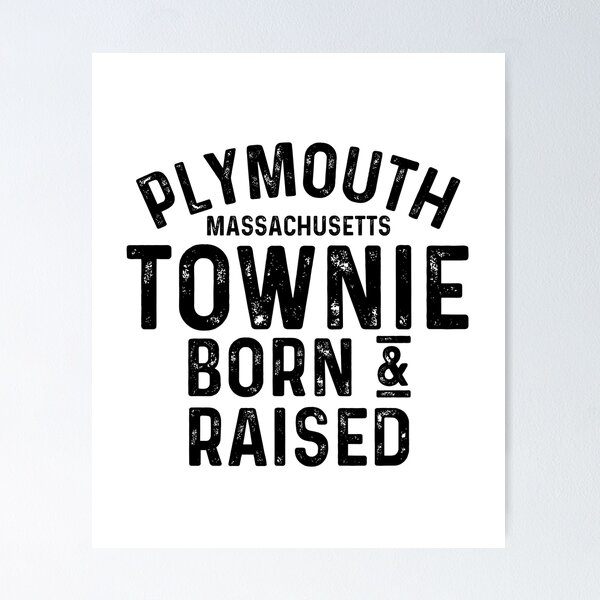 Aperçu de l'œuvre Plymouth MA Townie Local créée et vendue par HalpinDesign.