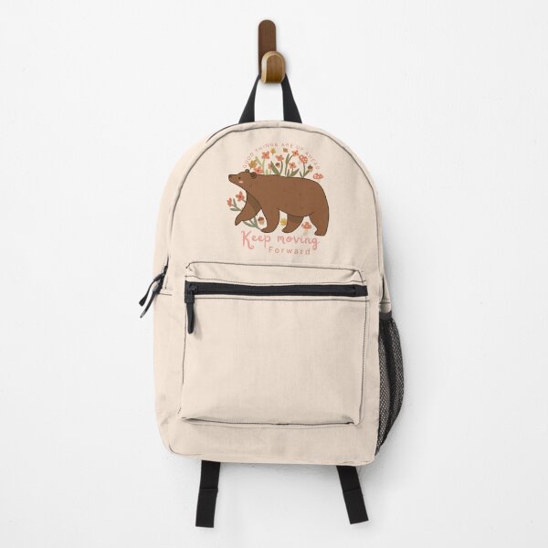 Item preview, Good things are up ahead keep moving forward- cute bear postive and motivational quote designed and sold by Yarafantasyart.