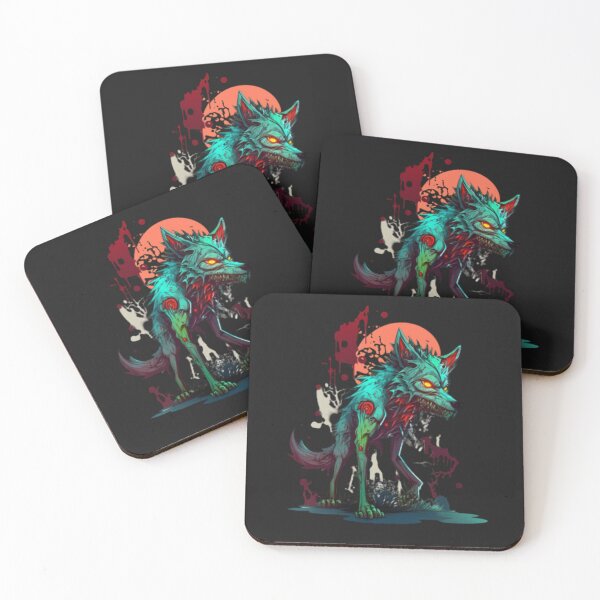 Item preview, ZOMBIE WOLF STREET ART GRAFFITI STYLE designed and sold by CRAZY&ART.