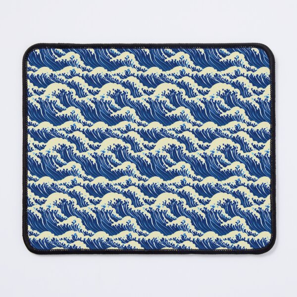 Item preview, Pattern Waves 005 Blue designed and sold by BloodSweatNTers.