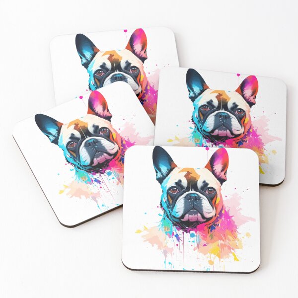 Item preview, Colorful French Bulldog Design designed and sold by Mark Harrop.