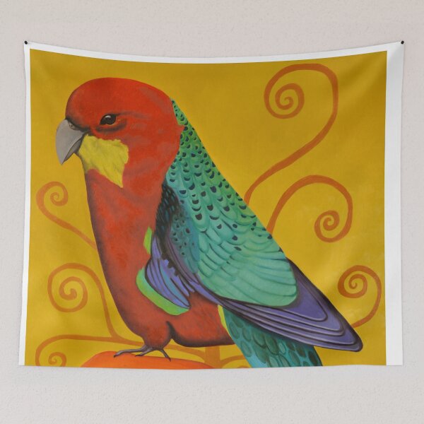 Item preview, Parrot On A Persimmon designed and sold by LeahSaulnier.