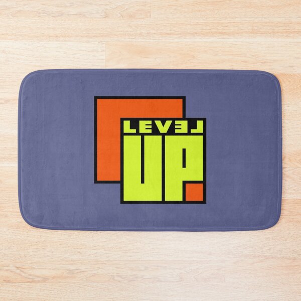 Item preview, Level Up (background square) original design designed and sold by pop-and-bee.