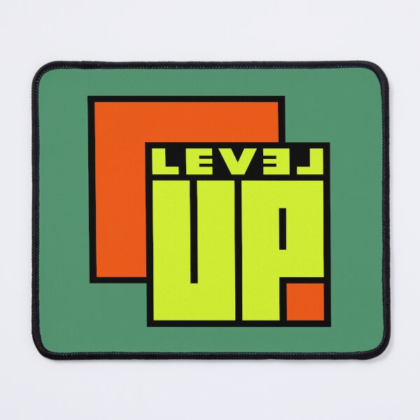 Item preview, Level Up (background square) original design designed and sold by pop-and-bee.