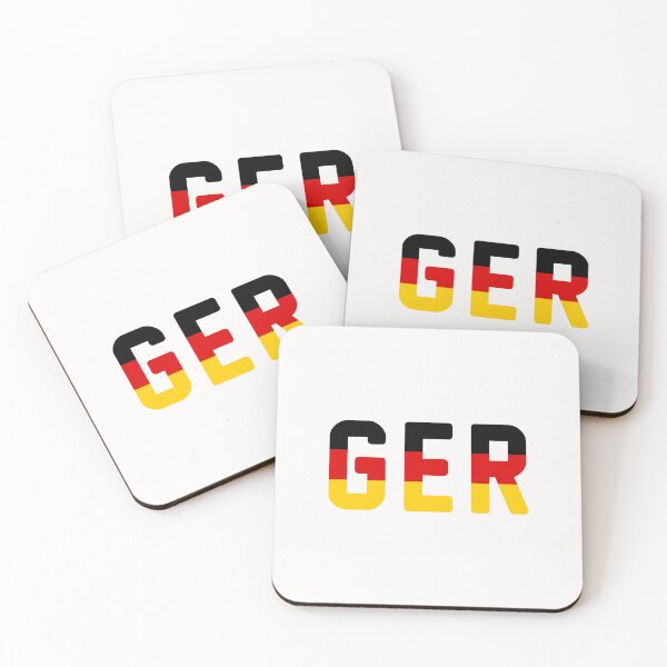 Item preview, GER (Germany) Flag Black / Red / Yellow / White Background designed and sold by PEK1787.