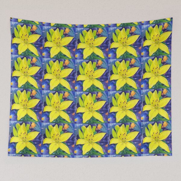 Item preview, Fireburst Lily designed and sold by CozyPixelFluff.