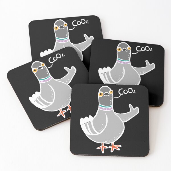 Item preview, Coo / Cool Pigeon (White) designed and sold by Graograman.