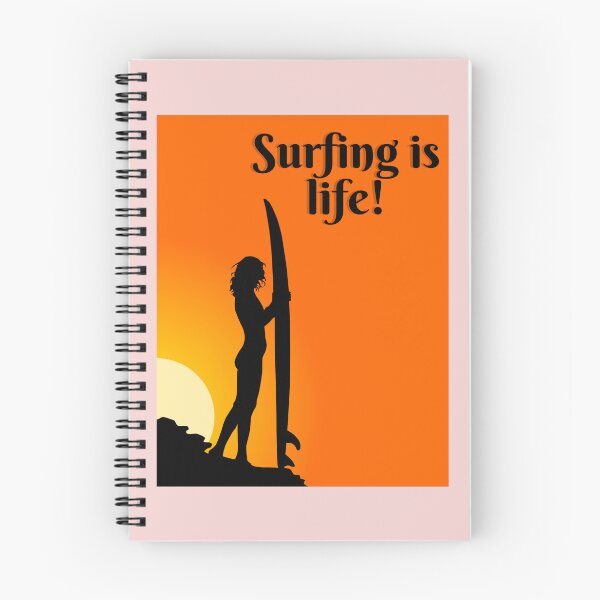 Item preview, Surfing is life, ride the wave designed and sold by AspectArtWorks.
