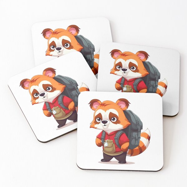 Item preview, red panda with backpack designed and sold by Urban-Swaggz.