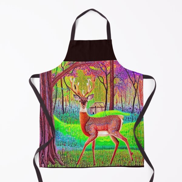 Item preview, Beautiful deer walking in the fantastic forest. Abstraction. designed and sold by Natalia-Vlad.