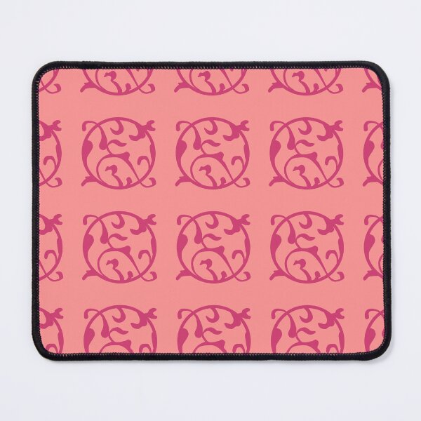 Item preview, Vintage border, Art Nouveau, curves, circle - fuschia designed and sold by NurturingSpirit.