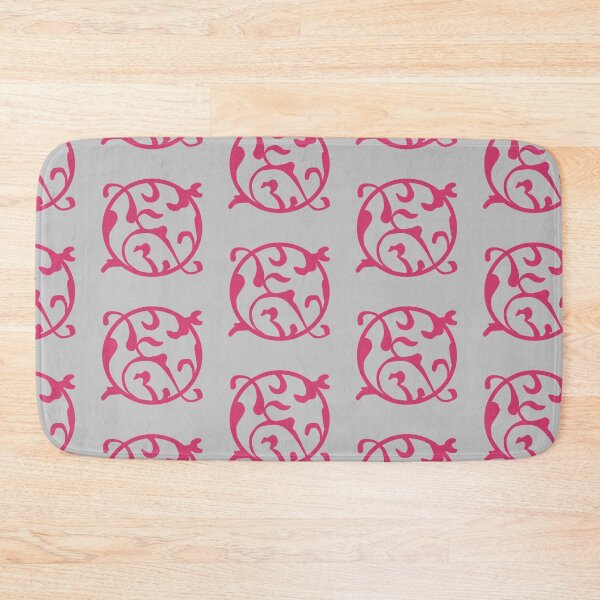 Item preview, Vintage border, Art Nouveau, curves, circle - fuschia designed and sold by NurturingSpirit.