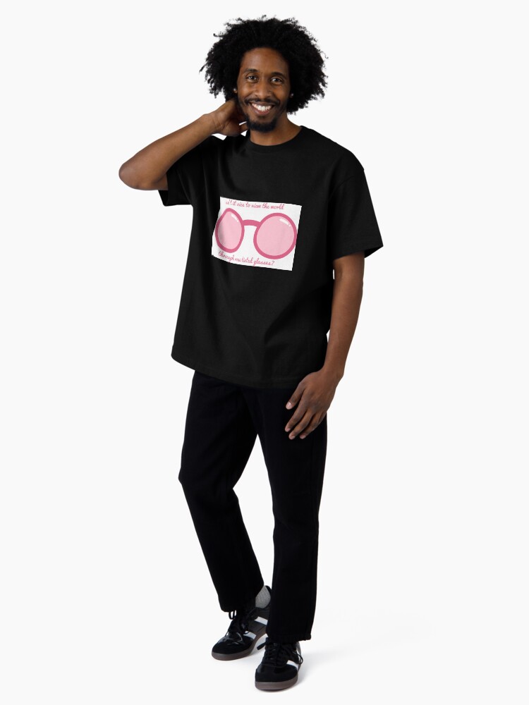 Thumbnail 4 of 7, Oversized T-Shirt, Rose tinted glasses designed and sold by K-AEyston.