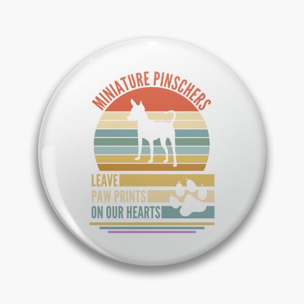Item preview, Miniature Pinschers Leave Paw Prints On Our Hearts designed and sold by FrescoDesign.