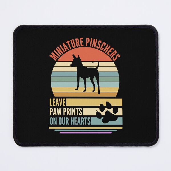 Item preview, Miniature Pinschers Leave Paw Prints On Our Hearts designed and sold by FrescoDesign.