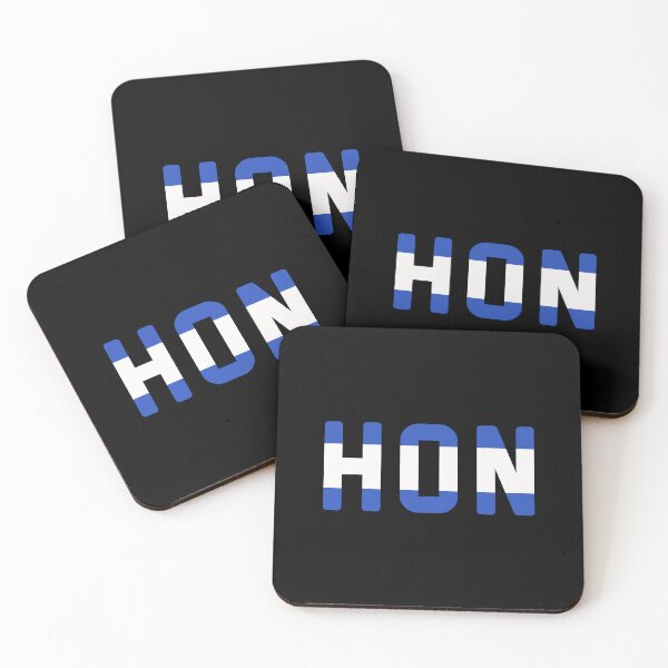 Item preview, HON (Honduras) Cerulean Blue / White  designed and sold by PEK1787.