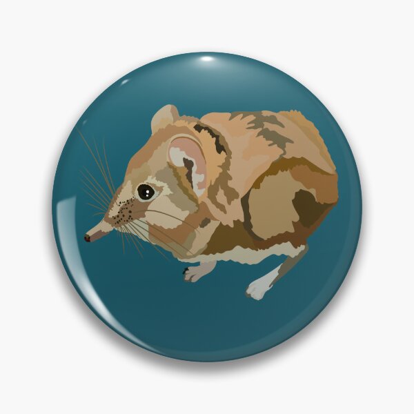 Item preview, E is for Elephant Shrew, Elephant Shrew Illustration – Cute Small Mammal Wildlife Art designed and sold by PrettylittlepastelUk.