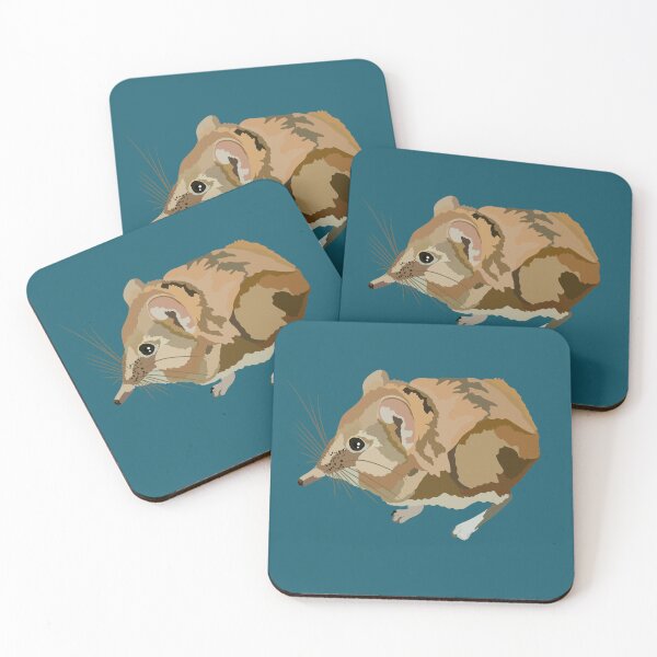Item preview, E is for Elephant Shrew, Elephant Shrew Illustration – Cute Small Mammal Wildlife Art designed and sold by PrettylittlepastelUk.