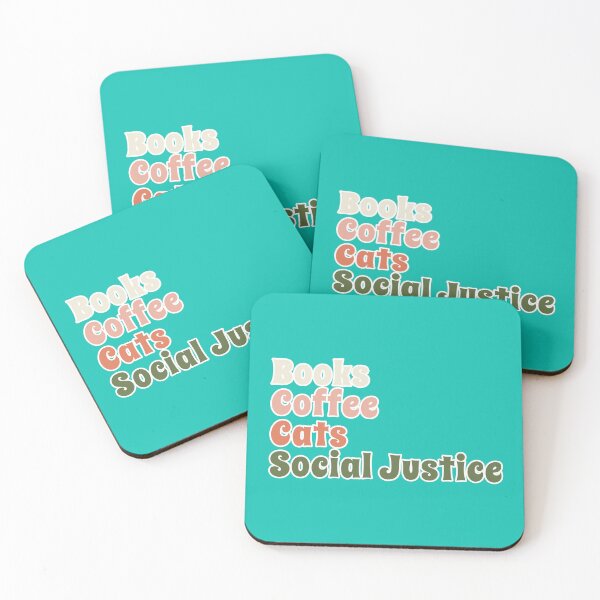 Item preview, Books coffee cats & social justice designed and sold by iamwickedthings.