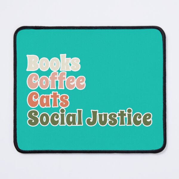 Item preview, Books coffee cats & social justice designed and sold by iamwickedthings.
