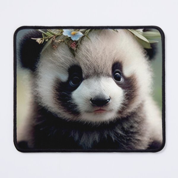 Item preview, Blue Flower Panda designed and sold by KoalaChicStudio.