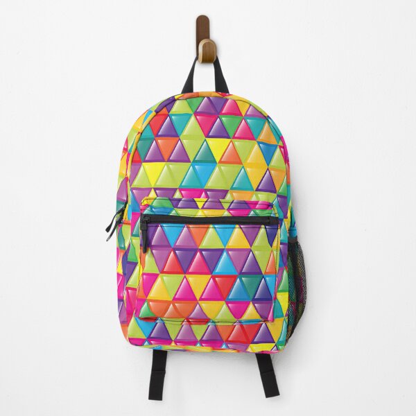 Item preview, Abstract multicolor triangles pattern designed and sold by cutecrazytshirt.
