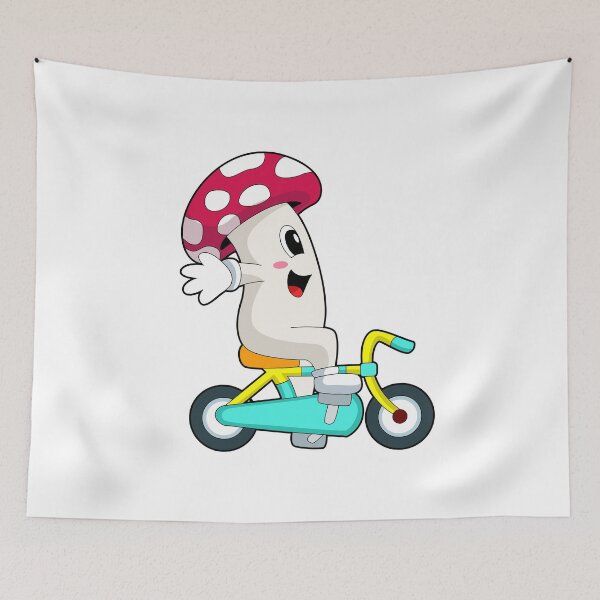 Aperçu de l'œuvre Mushroom Bicycle créée et vendue par Snabdesign84.