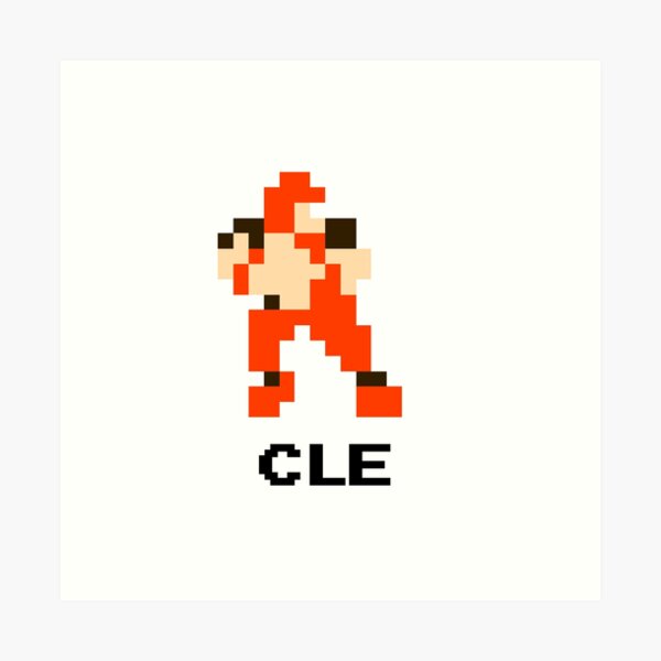 Tecmo Bowl Nintendo Art NFL Helmet 3D Art 8 Bit Art NFL Art 